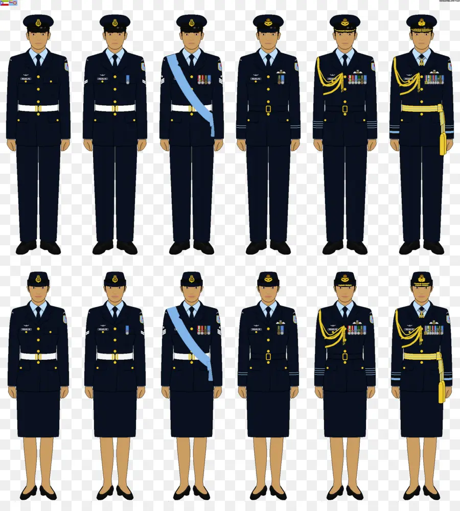 Uniformes，Militar PNG