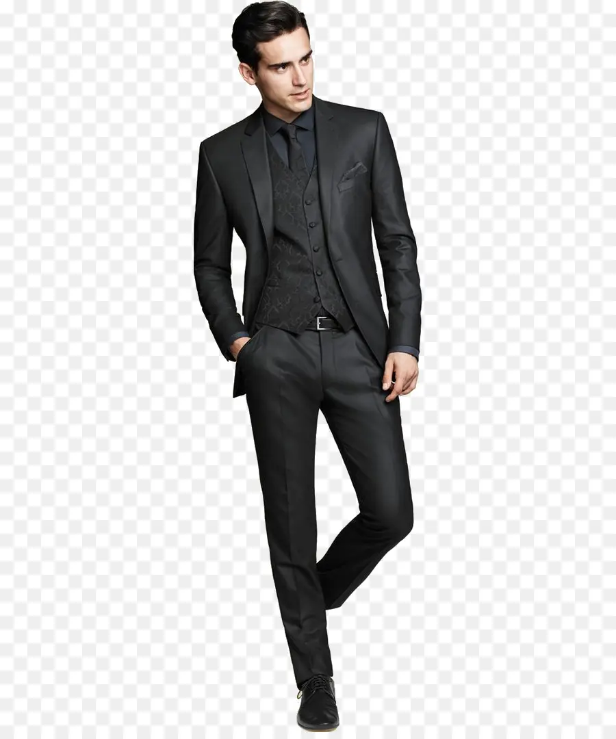 Traje Negro，Formal PNG