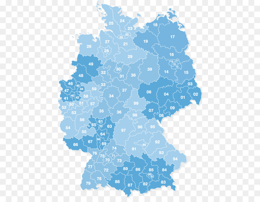 Mapa De Alemania，Regiones PNG