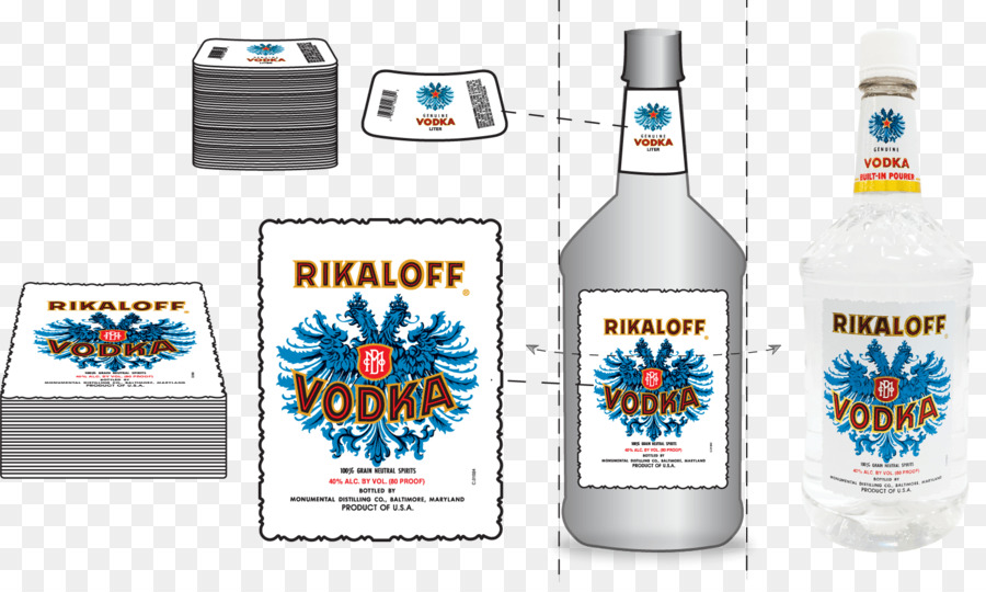 Botella De Vodka，Alcohol PNG