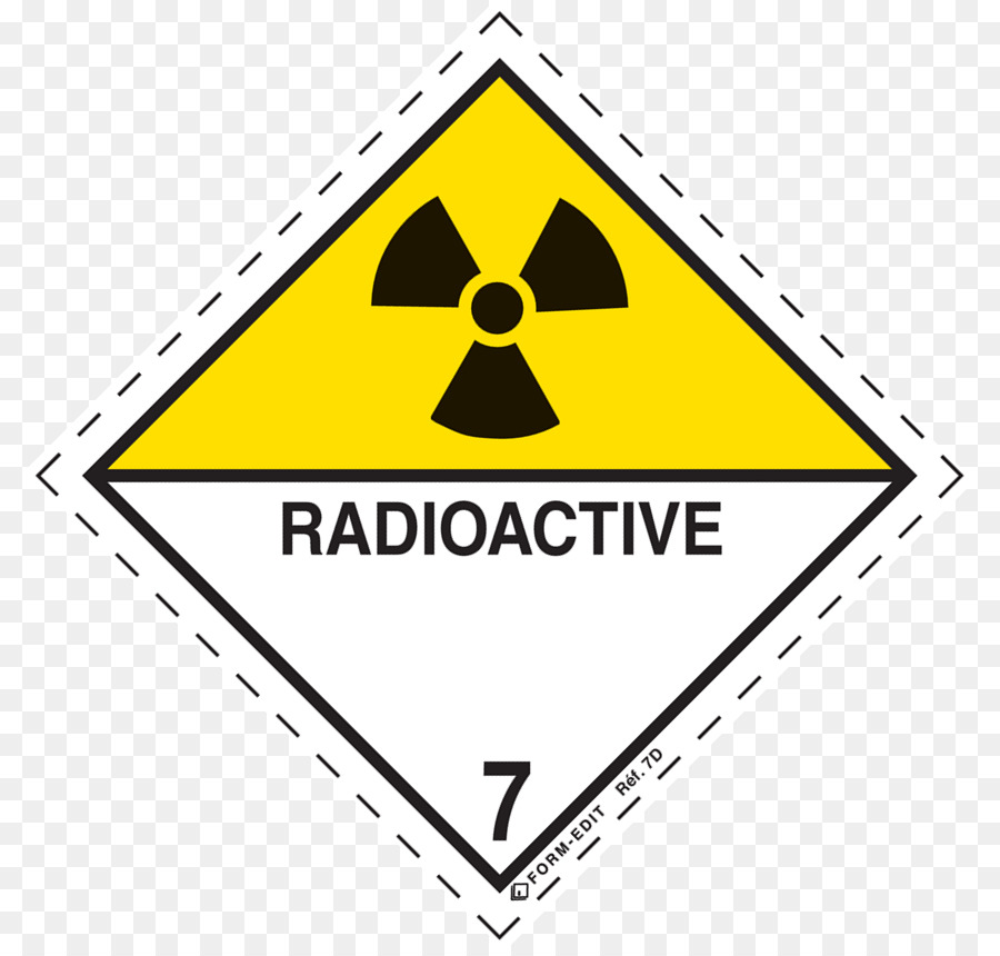 Mercancías Peligrosas，Sustancias Radiactivas De Hazmat Clase 7 PNG