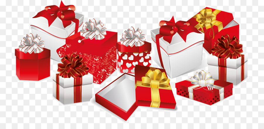 Cajas De Regalo，Rojo PNG