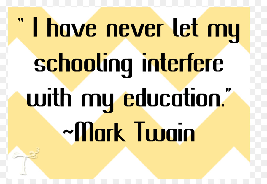 Cita De Mark Twain，Educación PNG