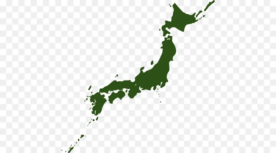 Japón，Mapa PNG