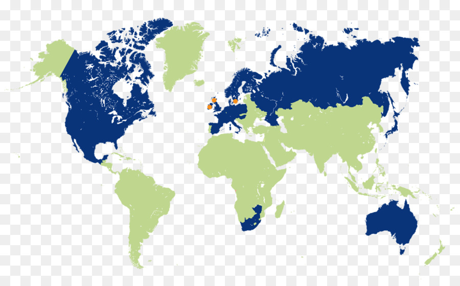 Mapa Mundial，Países PNG