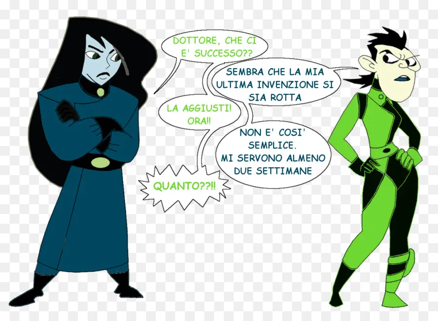 Shego，Dr Drakken PNG