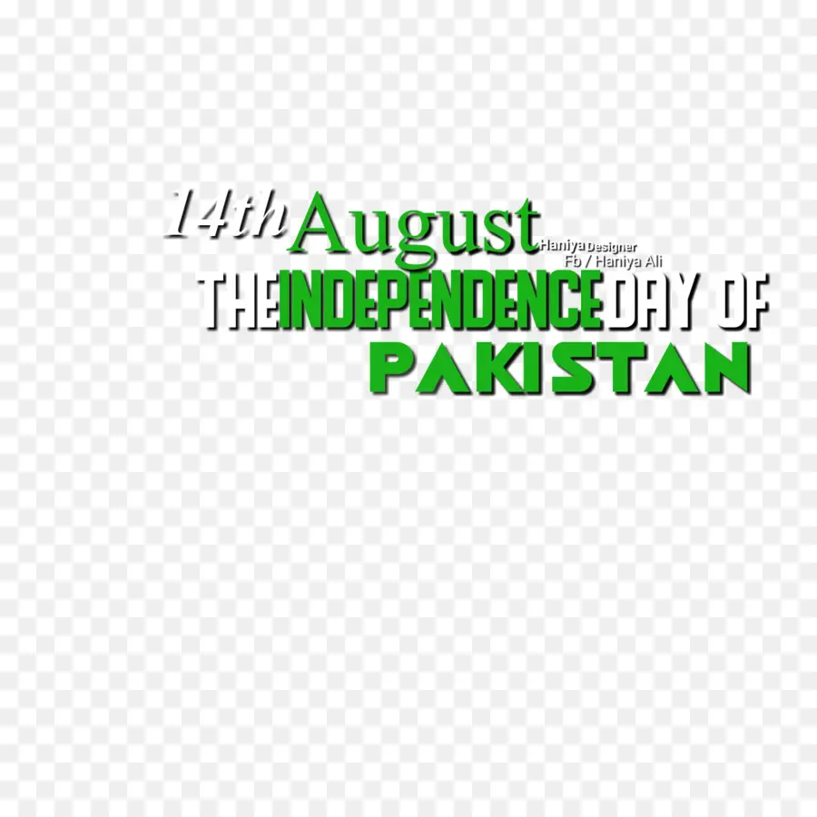 Día De La Independencia De Pakistán，14 De Agosto PNG