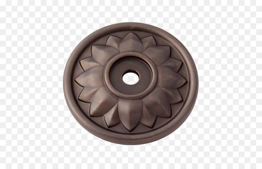 Alno Fiore Rosette Acabado，Bronce PNG