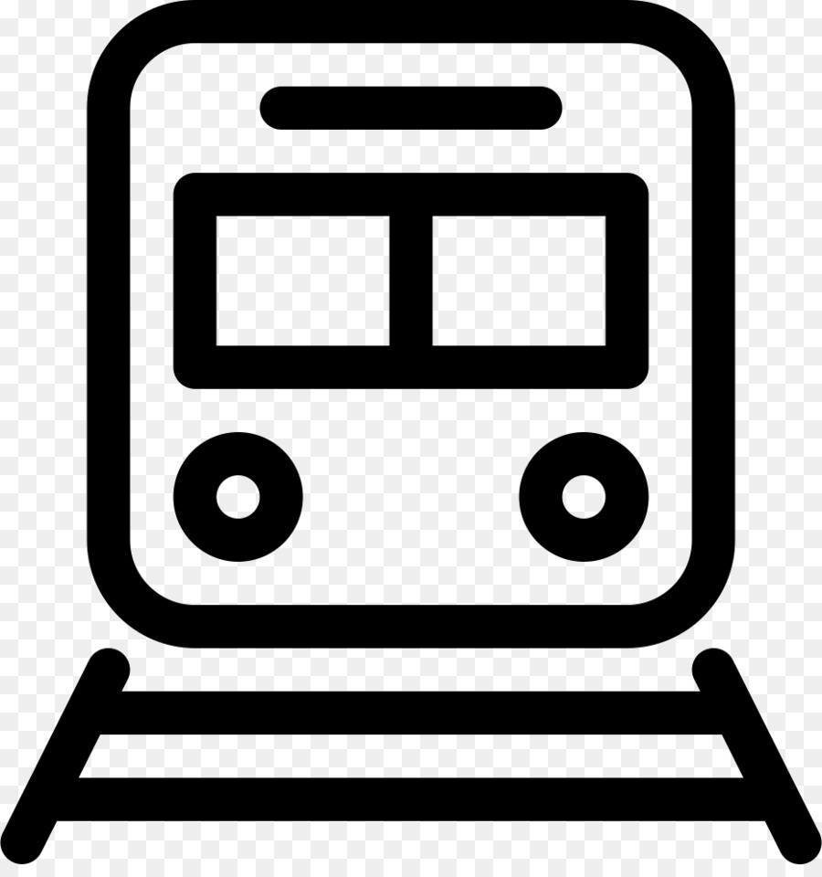 Icono De Tren，Negro PNG