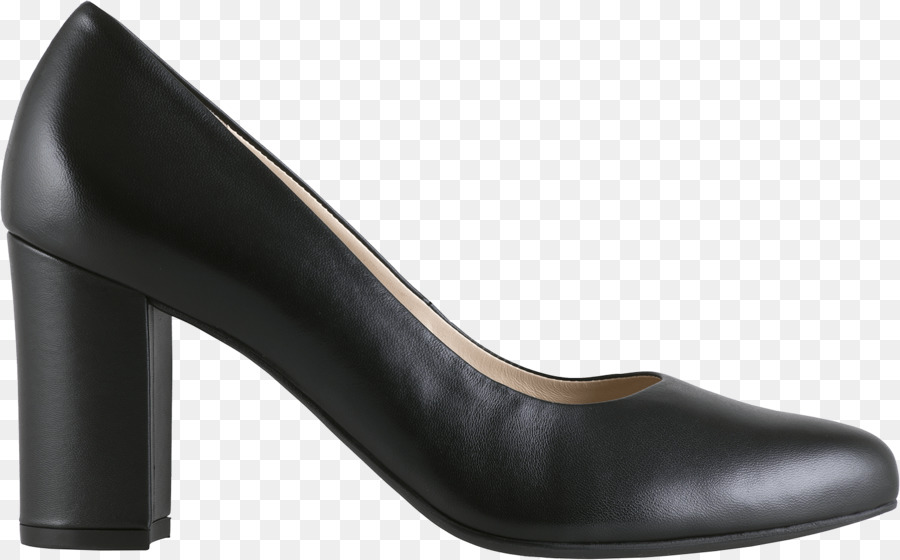 Tacón Alto Negro，Zapato PNG