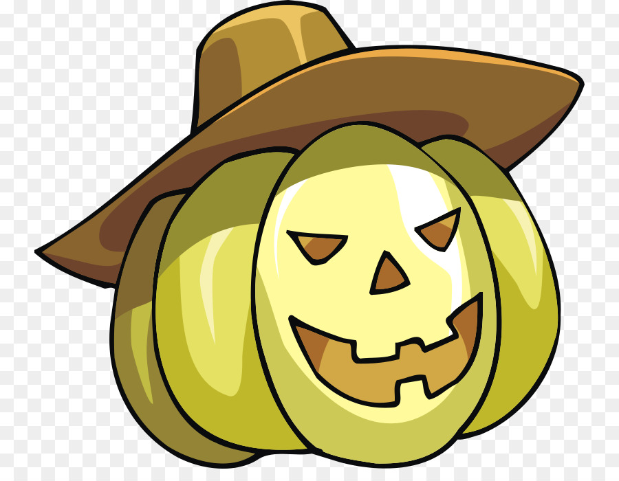 Calabaza Con Sombrero，Jack O' Lantern PNG