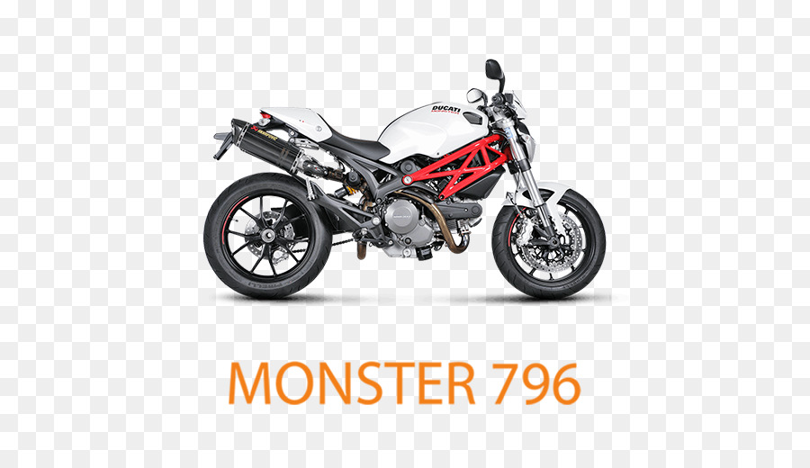 Ducati Monster 696，Sistema De Escape PNG