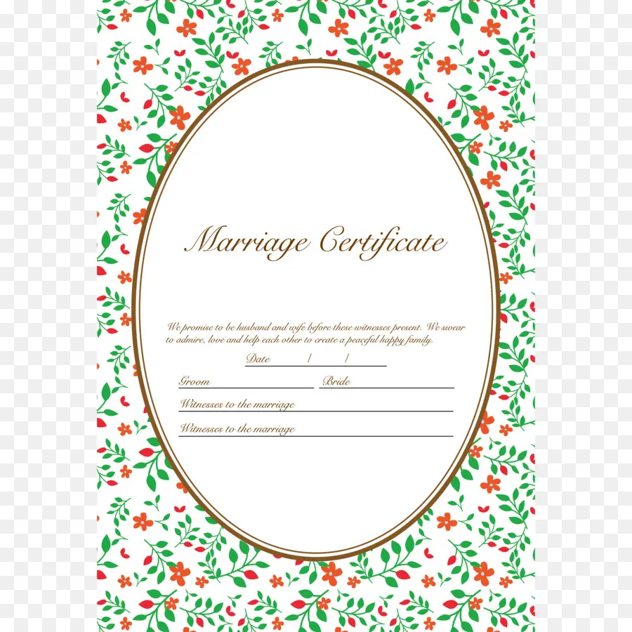 Suministro De Fiestas，Certificado De Matrimonio PNG