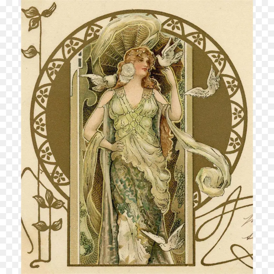 Art Nouveau，Arte Deco PNG