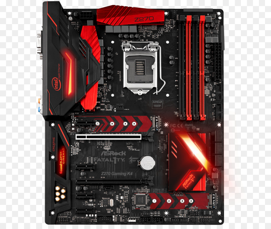 Tarjeta Madre，Asrock Fatal1ty H270m Rendimiento PNG