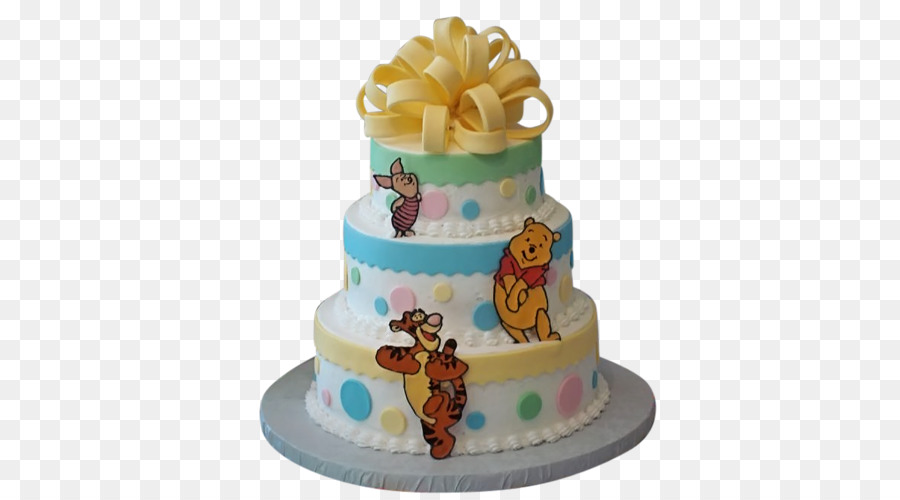 Torta De Cumpleaños，Winnie El Pooh PNG