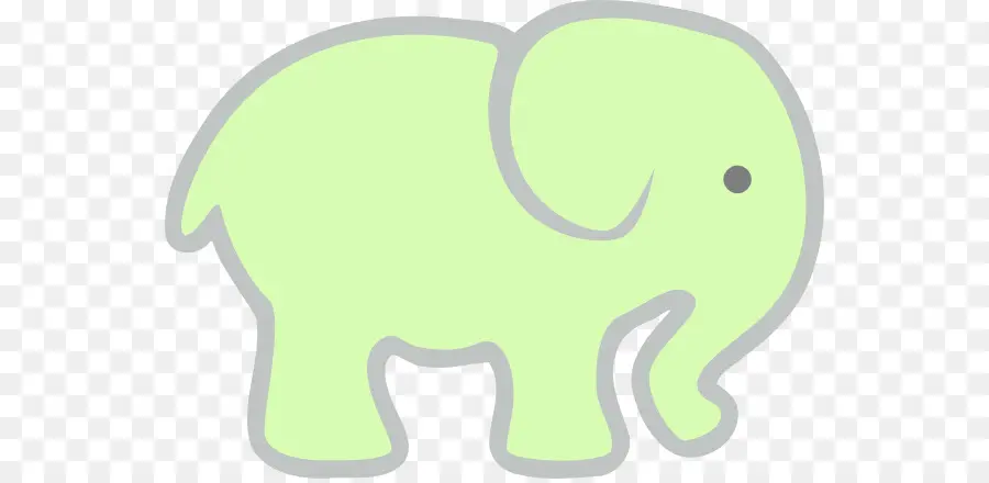 Elefante Verde，Trompa PNG