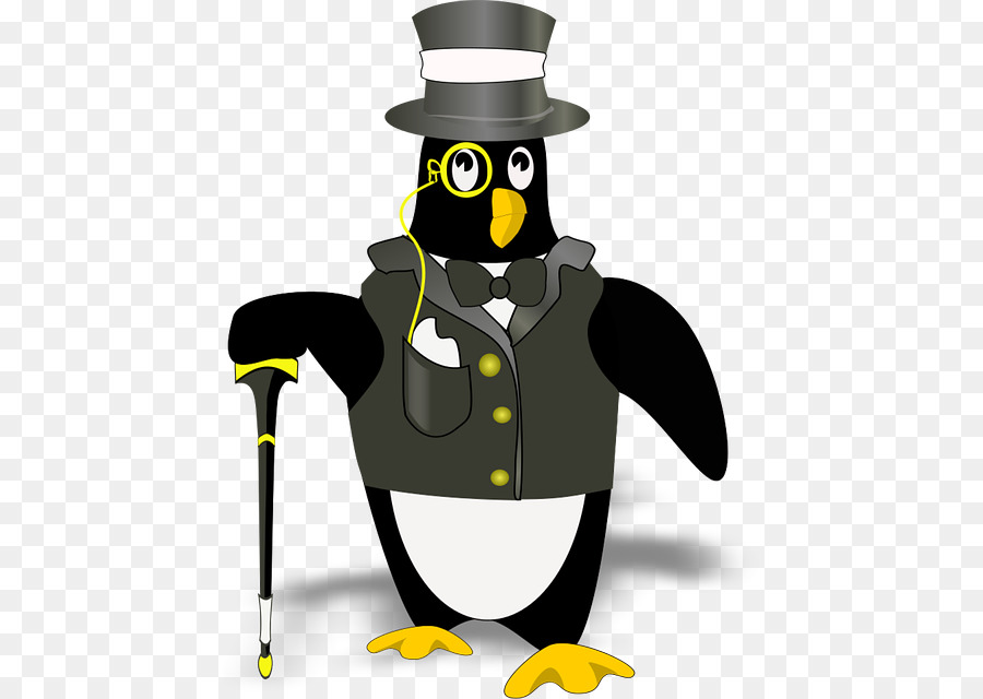 Pingüino，Smoking PNG