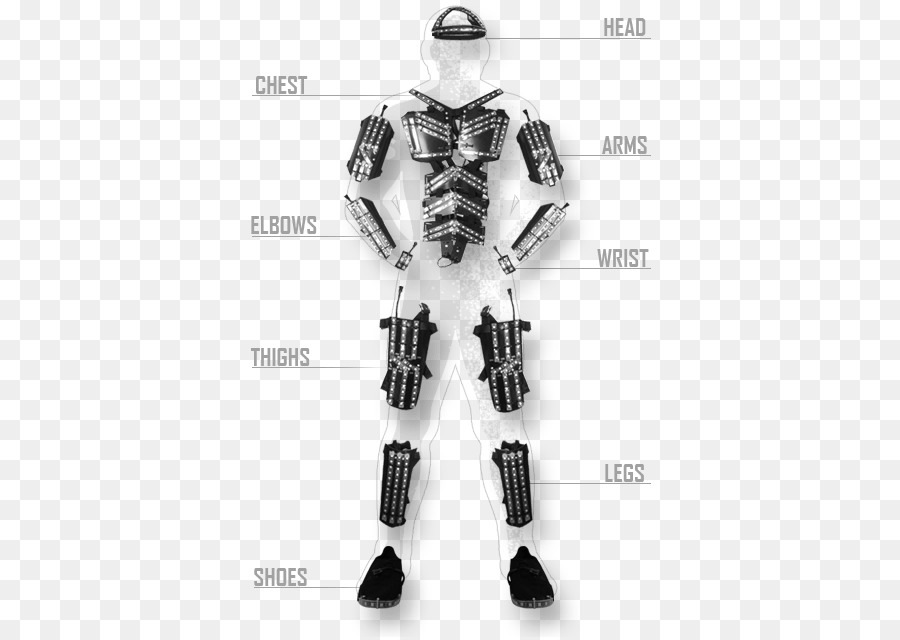 Traje De Captura De Movimiento，Sensores PNG