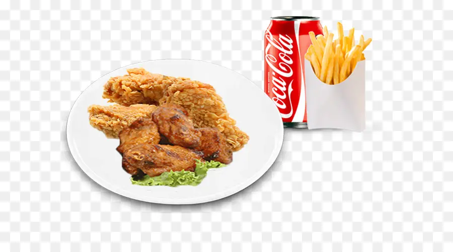 Pollo Frito Crujiente，Papas Fritas PNG