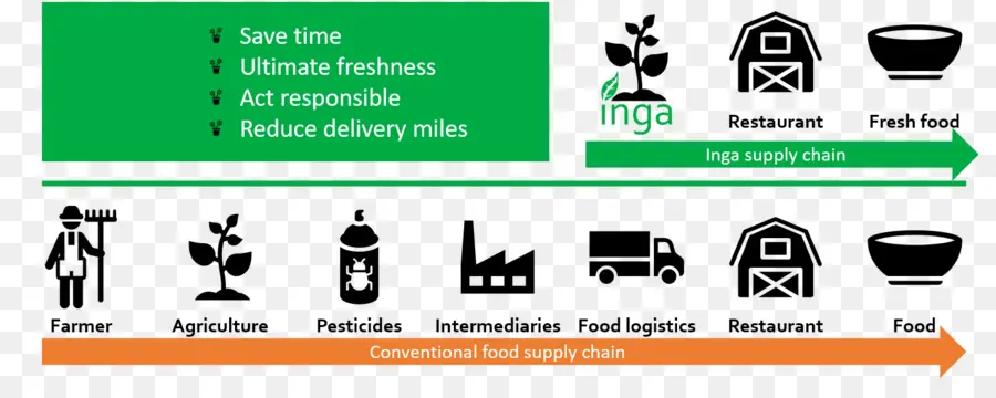 Alimentos Orgánicos，Cadena De Suministro PNG