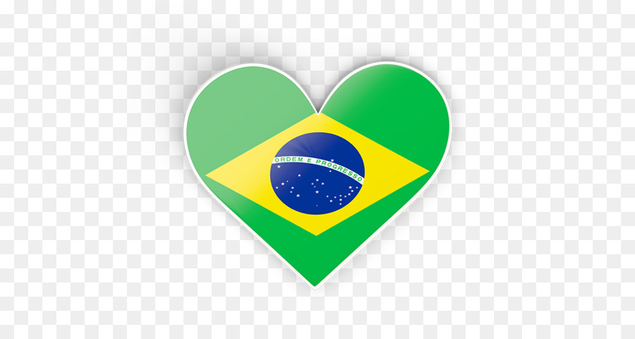 Corazón De La Bandera De Brasil，Brasil PNG