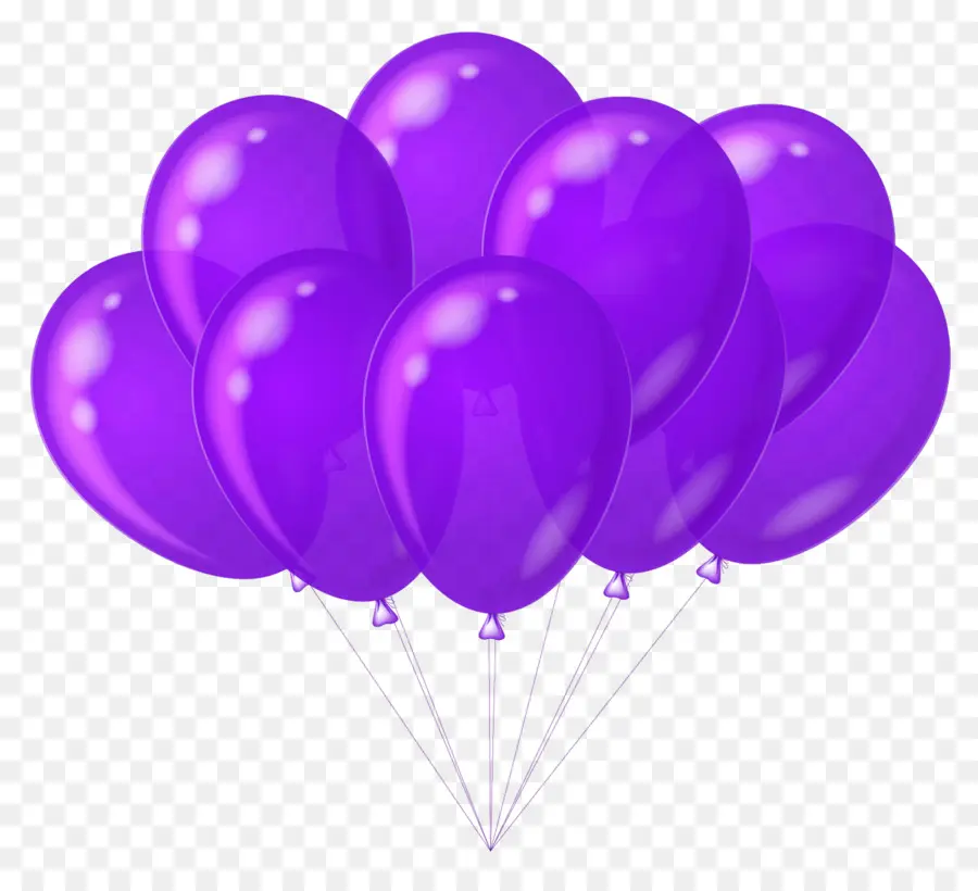 Globos Morados，Fiesta PNG