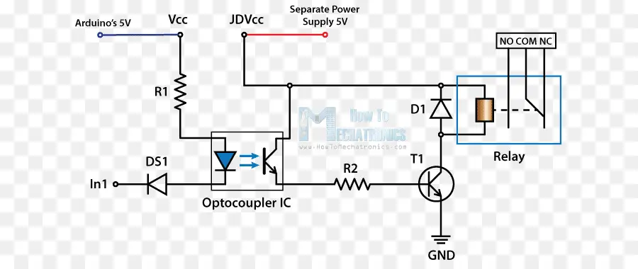 Relé，Diagrama De Circuito PNG