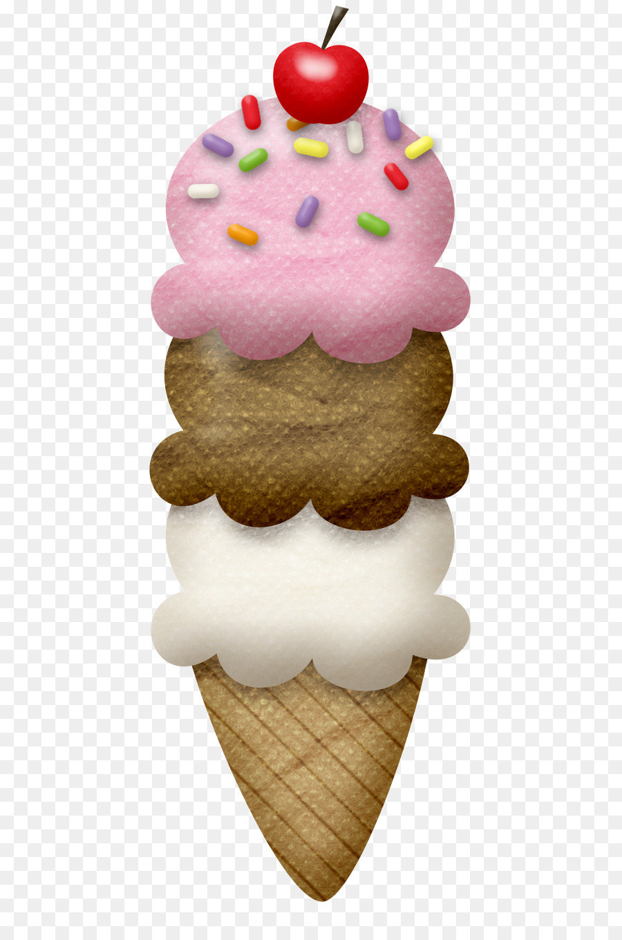 Conos De Helado，Helado PNG