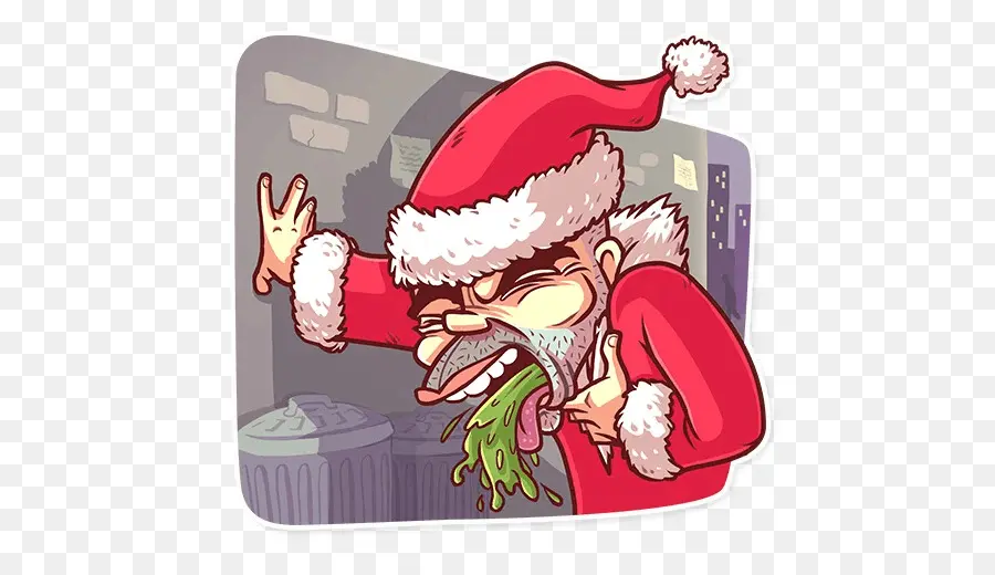 Papá Noel Vomitando，Papá Noel PNG