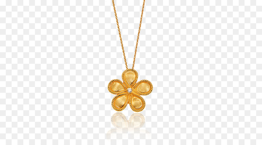 Colgante Flor De Oro，Joyas PNG