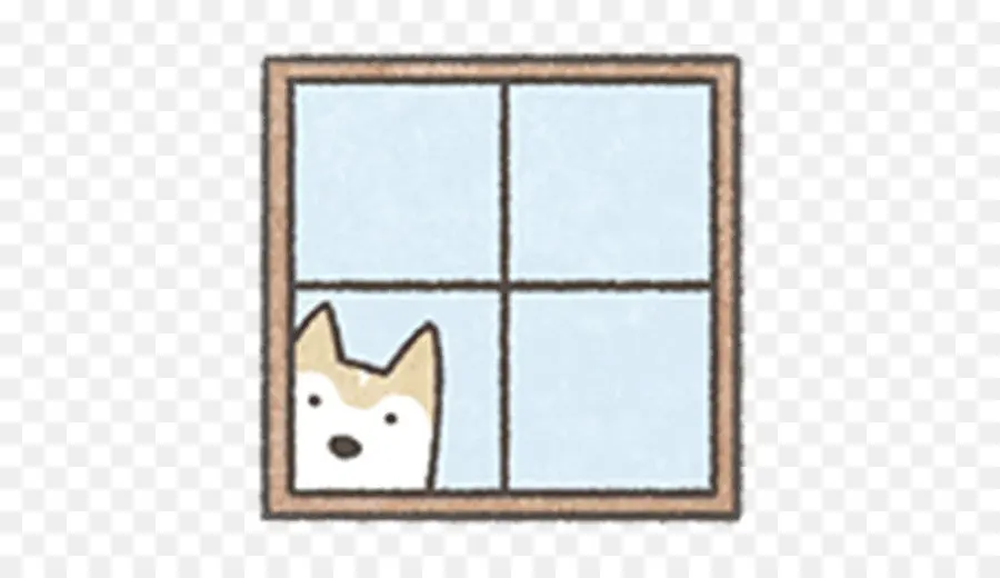 Perro En La Ventana，Perro PNG