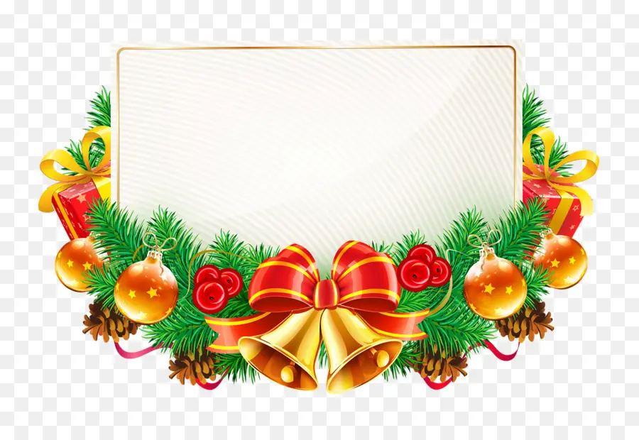 Decoraciones Navideñas，Ramas De Pino PNG