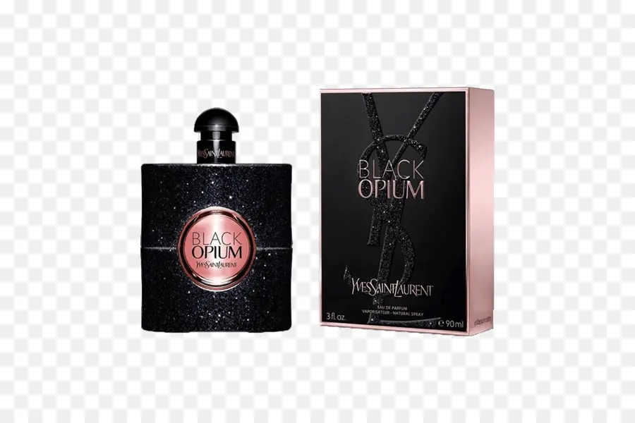 Opio，Black Opium Eau De Parfum Spray De Yves Saint Laurent PNG