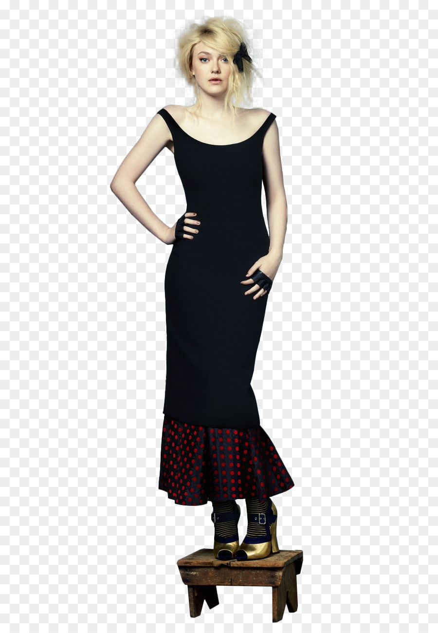 Vestido Negro，Hombro PNG