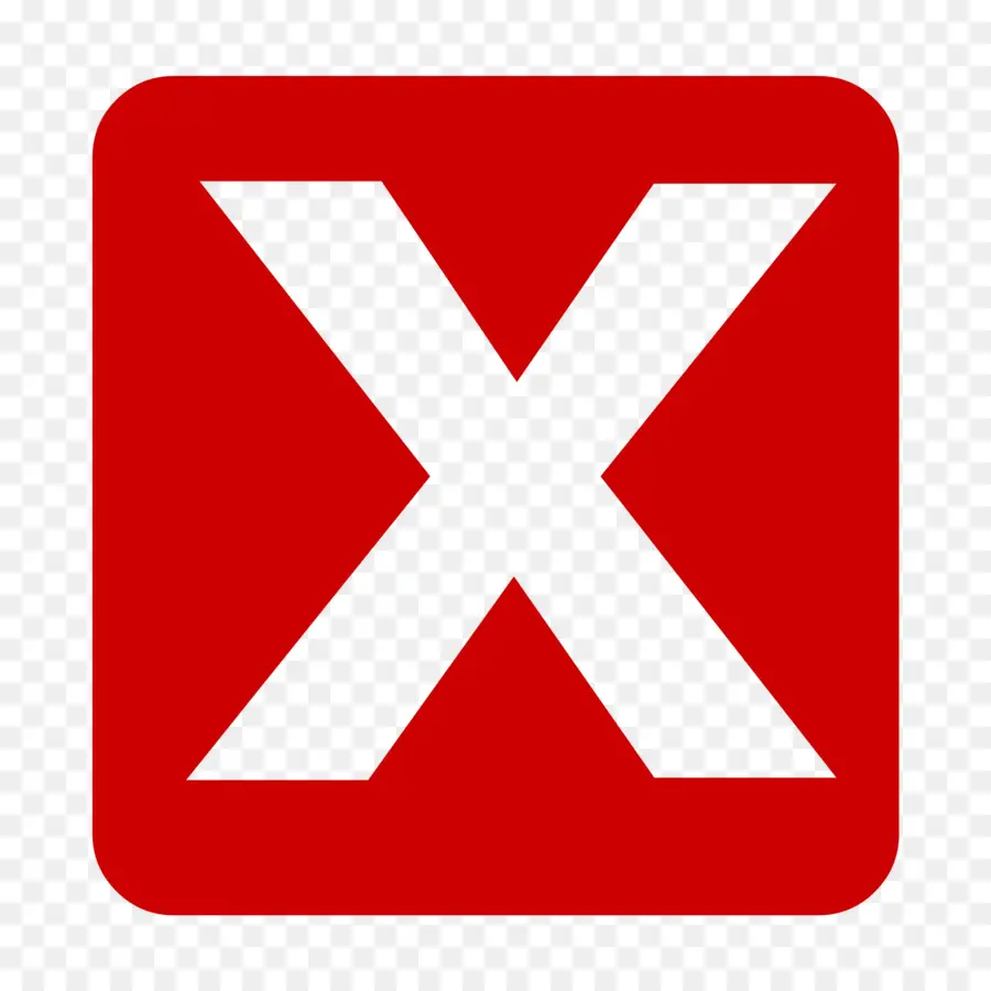 X Roja，Error PNG