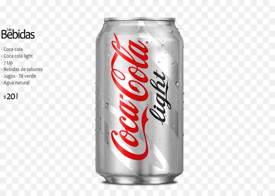 Lata De Coca Cola，Soda PNG