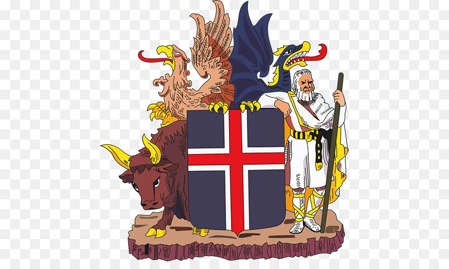 Islandia，Bandera De Islandia PNG