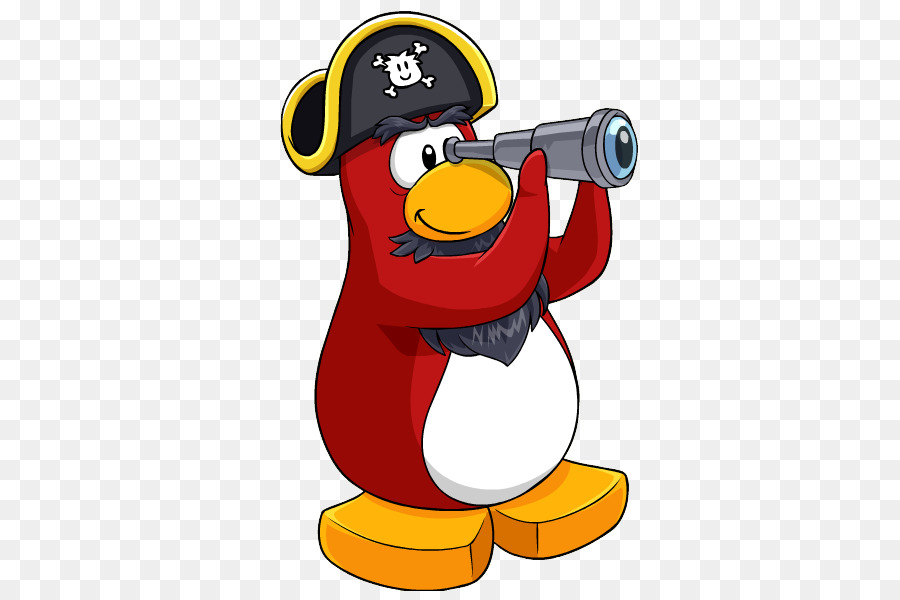 Pingüino Rojo，Sombrero Pirata PNG