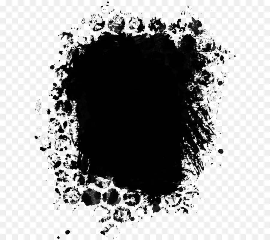 Mancha De Tinta Negra，Chapoteo PNG