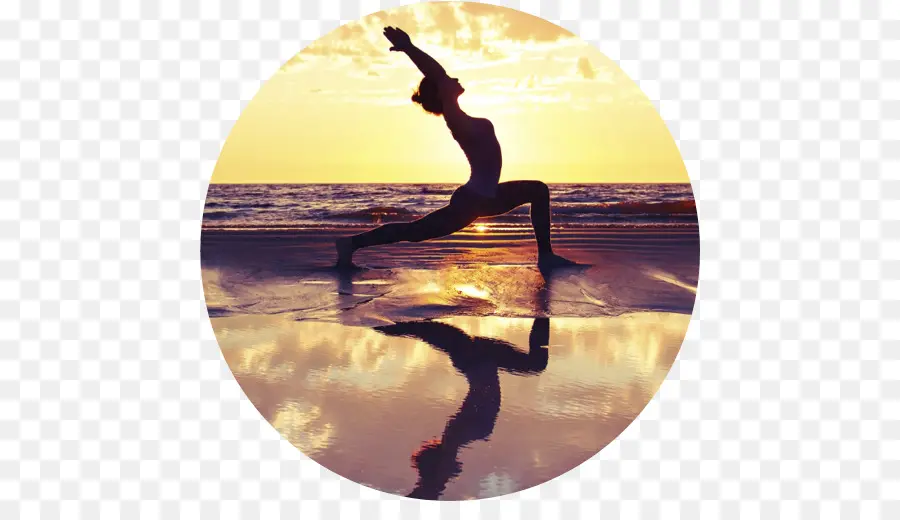 Postura De Yoga，Playa PNG