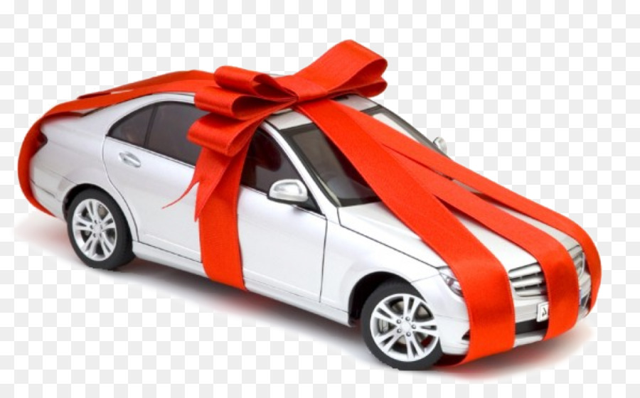 Coche Con Arco，Regalo PNG