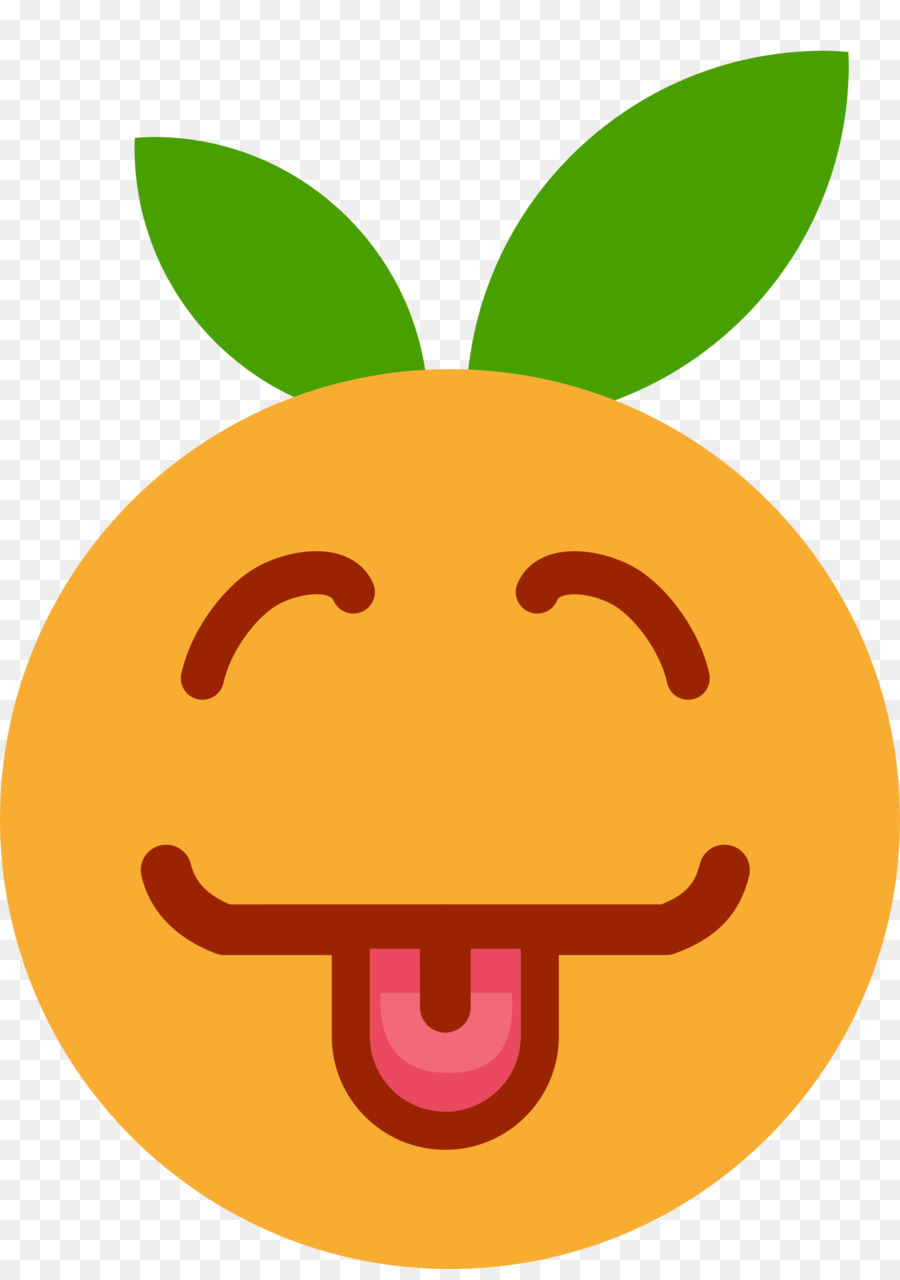 Emoji Naranja，Fruta PNG