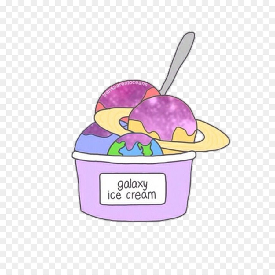 Helado Galaxia，Postre PNG