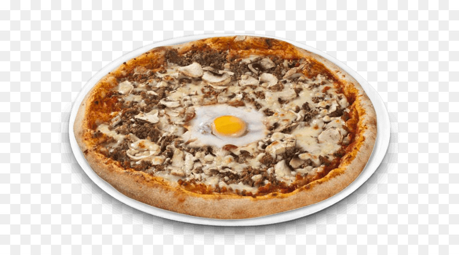 Pizza Con Huevos，Alimento PNG