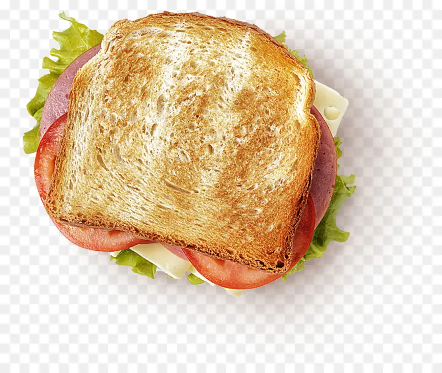 Sándwich De Jamón Y Queso，Tostada PNG