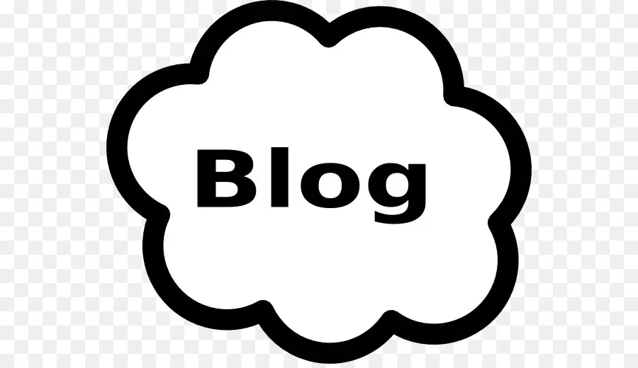 Icono De Blog，Nube PNG