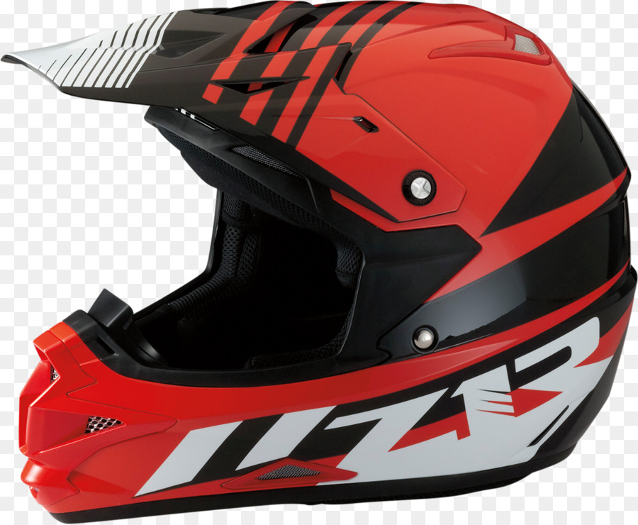 Casco Negro Y Rojo，Motocicleta PNG