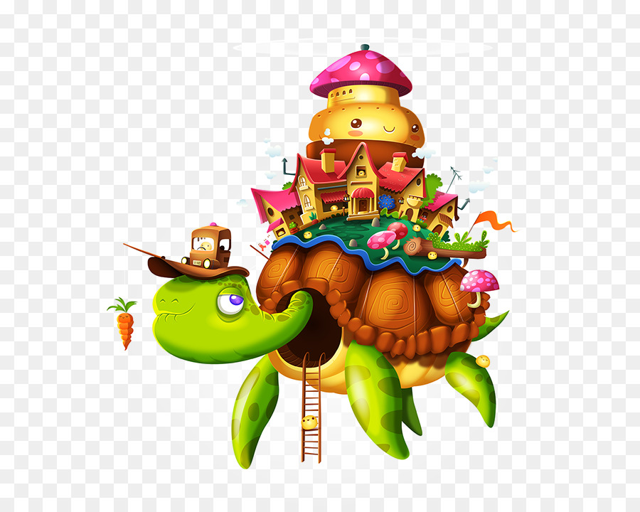 Tortuga Con Casas，Tortuga PNG