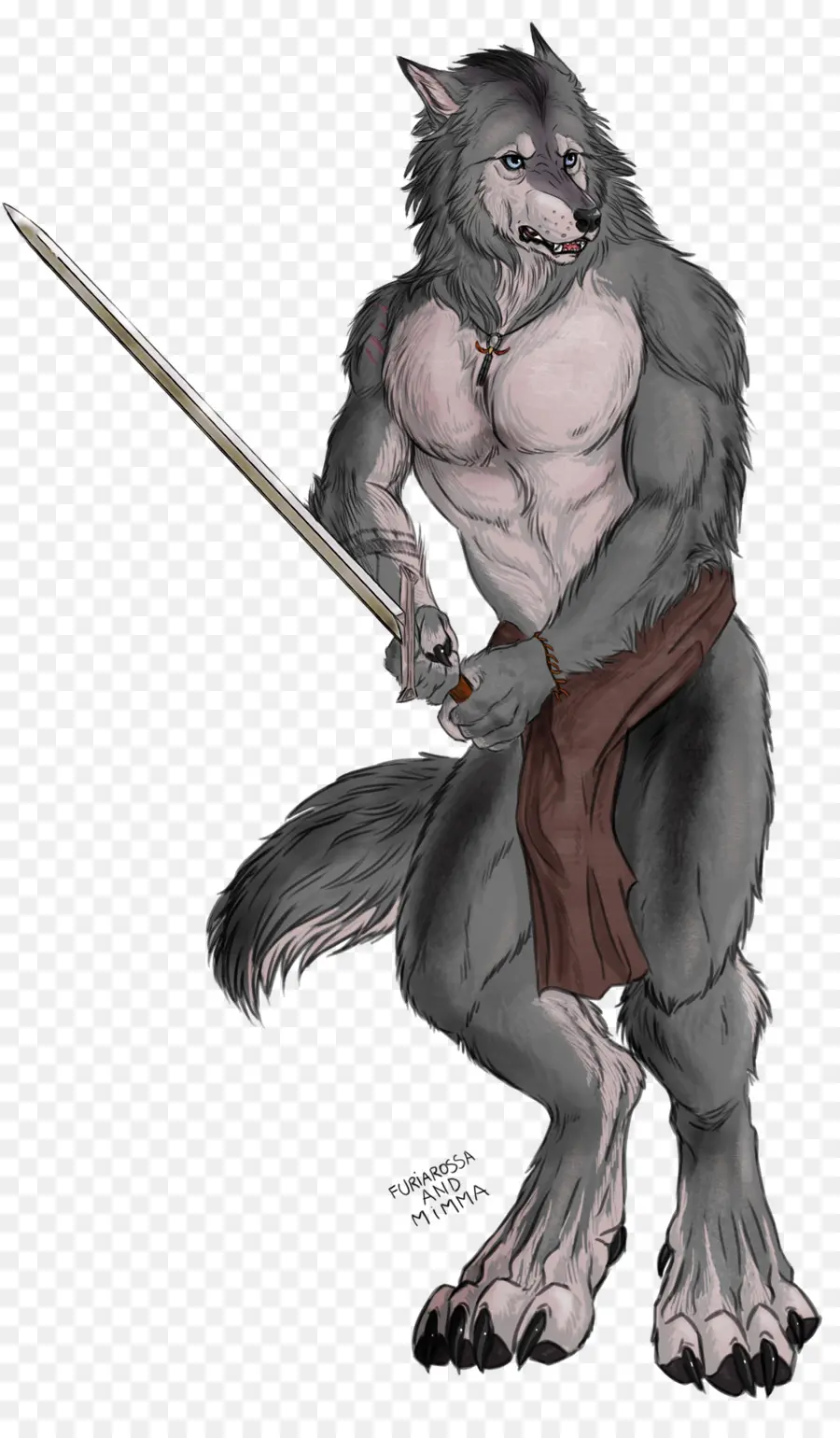 Hombre Lobo，Lobo Gris PNG